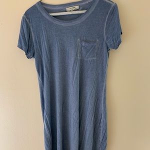 Blue T Shirt Dress